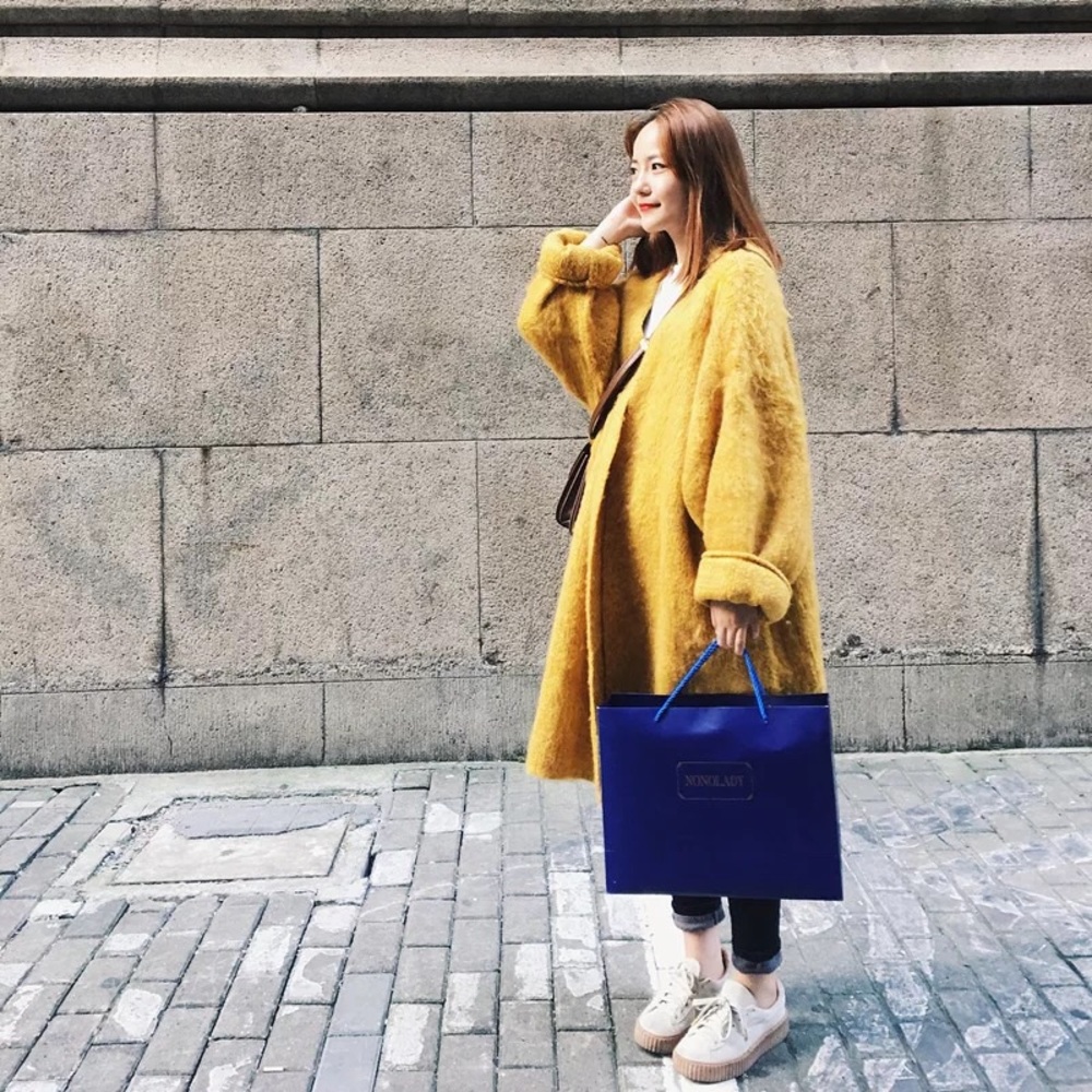 mustard sweater